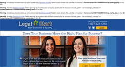 Desktop Screenshot of legalstart.org
